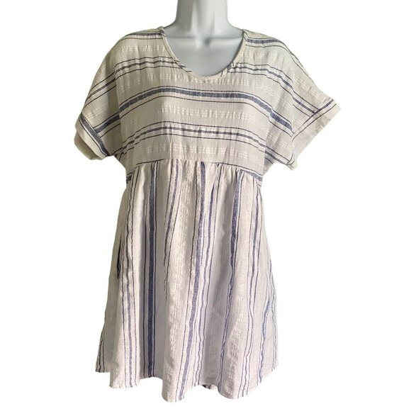 White Birch Weekend at the Lake Cotton Short Sleeve Dress with Pockets NEW NWT - Picture 2 of 11